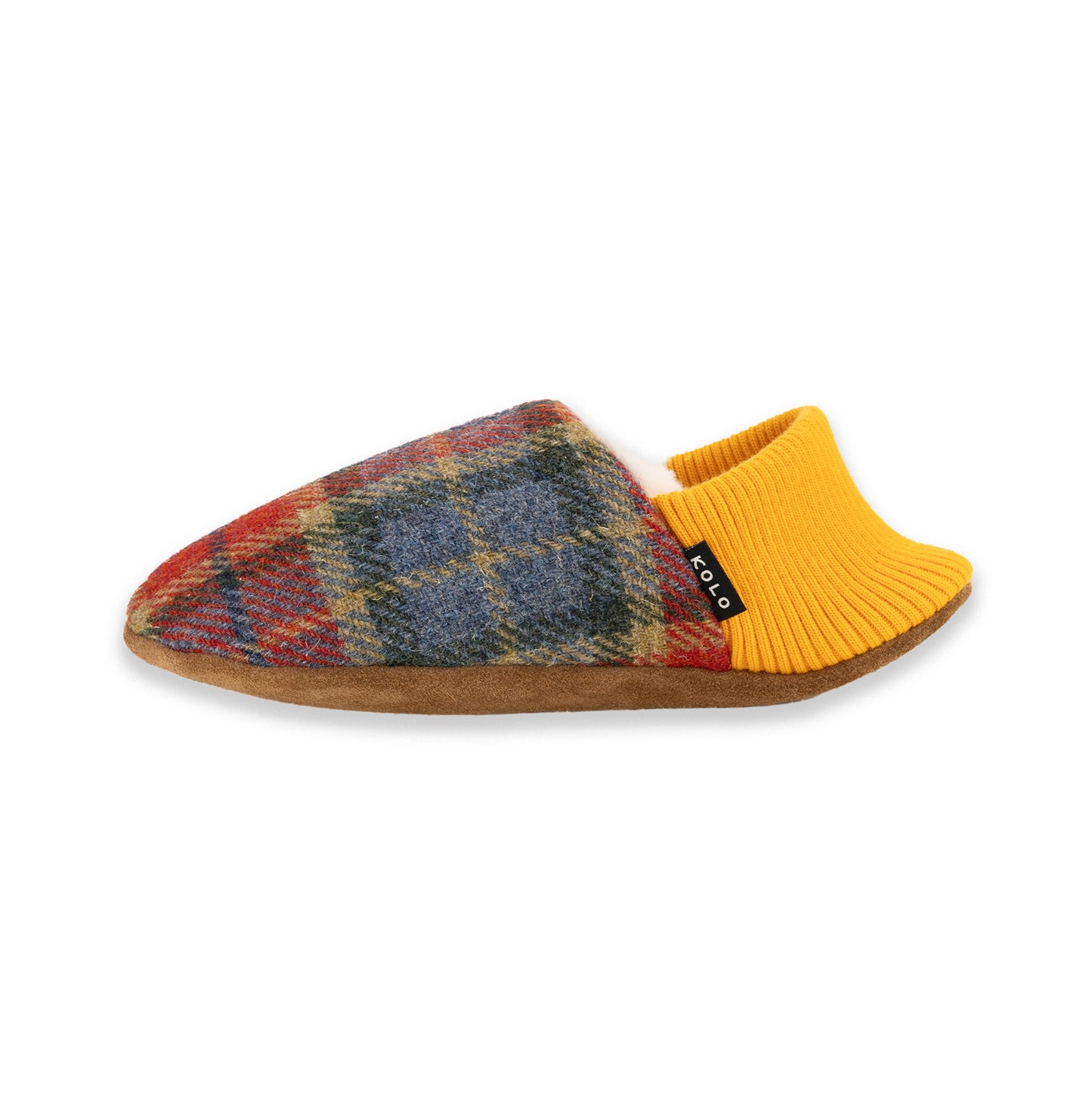 Finn Tweed House Shoes - Fur-Lined - Topdrawer